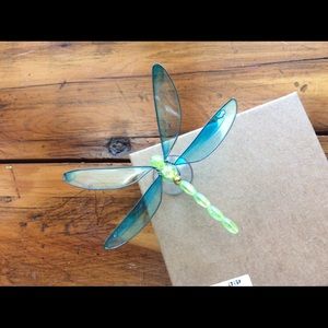 Dragon fly window dressing